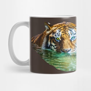 Swimming Bengal Tiger Mug